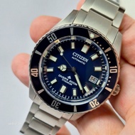 Citizen NB6021-68L  Promaster Marine Mechanical automatic Diver's watch nb6021-68l NB6021 super titanium FUJITSUBO BLUE 全超級鈦金屬 潛水錶 星辰 full set