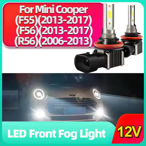 2x LED Fog Light Bulbs 6000K Lamp 15000LM H8 H11 For Mini Cooper F55 F56 R56 F54 Clubman R55 F57 Con