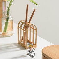 【Gudee】ORSON 筆筒 造型筆筒 (深棕色/原竹色)