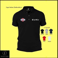 Polo Classic T Shirt Datsun Classic Retro Old Logo JDM Katakana Nissan-Datsun LOGO FASHION SPORTS Su