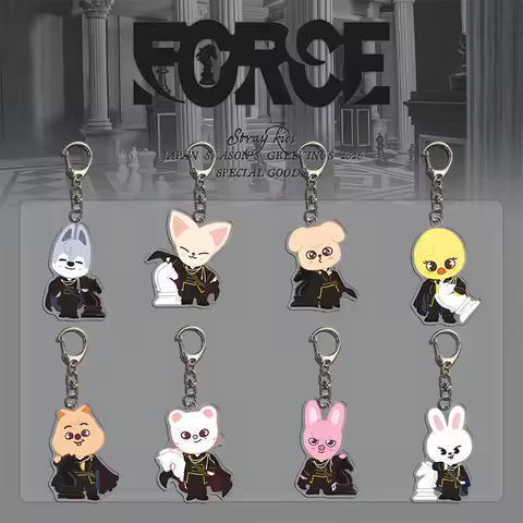 New STRAY KIDS FORCE Acrylic Keychain Pendant Backpack Key Pendant Hwang Hyun-chen Peripheral Fan Su