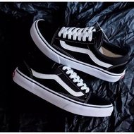 HITAM School Shoes vans03 Shoes Black Shoes