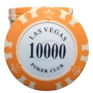 【SG Supplier】Las Vegas ABS $10000 Poker Chip 14g Clay inlaid iron Poker Chip Mahjong/Poker Chip Texa