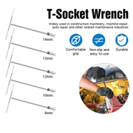 T Socket Wrench T-handle Spanar  T Type Spanner  T Nut Driver Flexible Swivel Socket Wrench Repair T