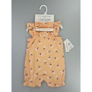bebe Sunrise baju baby set 2in1 baby jumper set girl