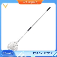 [UTnus9ddL.ph] Alloy Handle Pizza Shovel 9 Inch Stainless Steel Pizza Turning Peel with 56 Inch Over