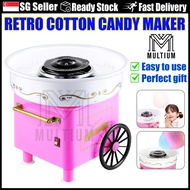 Retro Cotton Candy Machine Kit | Electric DIY Cotton Floss Maker l Cotton Candy Machine Party Maker