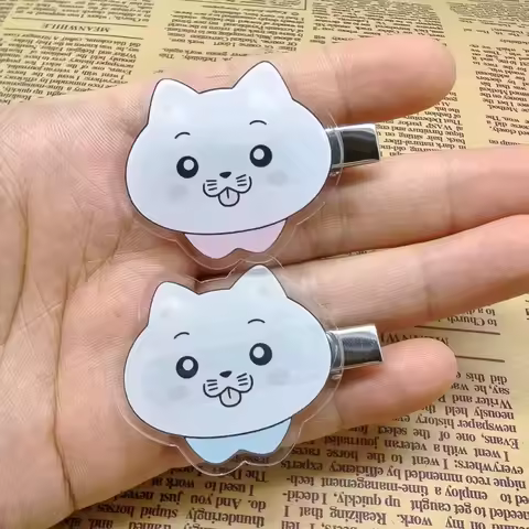2pcs The Summer Hikaru Died Hairclip Anime Yoshiki Hikaru Cosplay Acrylic Cute Cat Hairpin For Girls