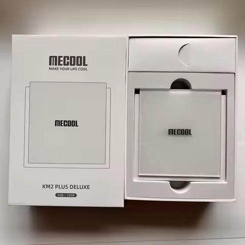 High End MECOOL KM2 Plus Deluxe Android TV Box With Netflix 4K Certified Dolby Atmos Vision WiFi6 10