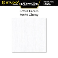 Lexus Grey 50x50 Glossy PLATINUM Keramik Lantai Glossy Motif Marble Warna Abu