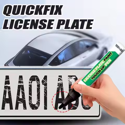 License Plate -up Pen Fading Repair Car Scratch Repair Paint Pen For Nameplate Refurbishment Waterpr
