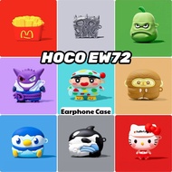 For HOCO EW72 Case Casing Soft Silicone Cute Cartoons Charizard Earphone Case Cover