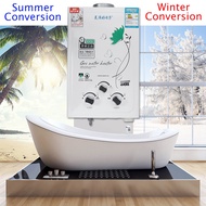 10KW 6L Multifuncitonal Wall Mounted Hot Water Heater Gas Tankless Water HeaterThermostat Fast Heating Hot Shower