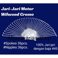 Wilwood CROME Motorcycle Spokes WILWOOD CROME