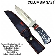 PISAU COLUMBIA SA21 - PISAU BERBURU SA21 - PISAU OUTDOOR SA 21- Murah