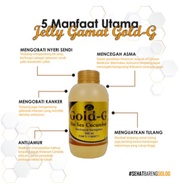 Gold G 500ml/500ml | Gold g 500 | Jelly Gamat Indonesia
