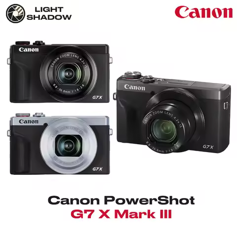 Canon PowerShot G7X Mark III – 4K Video, Vlogging Camera,G7X II G7X3 G7X2 – 20.1MP 1" Sensor, 4.2x O
