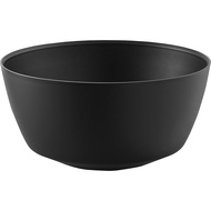 Yamazaki Easy-to-Mix Cooking Bowl M, Microwave Safe, Black, W19.9×D19.9×H9.6cm, Tower, Dishwasher Sa