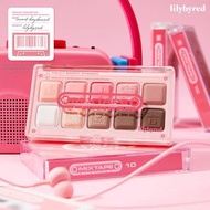 全新lilybyred mood keyboard mixtape edition milky cherry recording 眼影盤