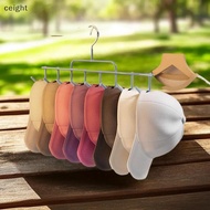 [ceight] -Style Wall Mounted Hat Ra with 8 Hooks Cap Organizer for Closet Dorm TH