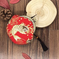 New Small Bag Influencer Same Style Slow Work Handmade Money Packaging Money Bag Cloth Bag Retro Mon