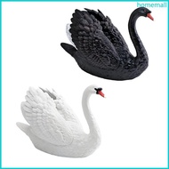 HO Geese Sculpture Decors Geese Statue Model Table Decors Elegant Geese Figurine
