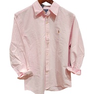 Polo Men's Classic Fit Multi-Pony Oxford Long Sleeve Pink M