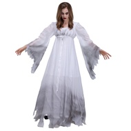 S-XXL Horror Zombie Costume Halloween Ghost Zombie Female Ghost Costume Vampire Bride Playing Ghost 