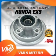 HONDA EX5 CLUTCH HUB + OIL SEAL + BEARING SET SPROCKET CLUTCH HUB SPOKET HUB SPOKET COMPLETE SET EX5