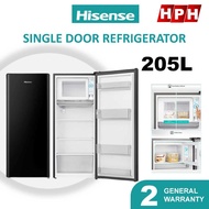 Hisense Star Energy Ratings Single Door Refrigerator (170L / 205L) RR197D4AGN1 / RR198D4ABM1 / RR239