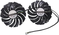 MSEURO 2PCS PLD10010B12HH DC12V 0.40A 4PIN Compatible for MSI GTX1080Ti 1080 1070 1060 RX470 480 570 580GAMING Graphics Card Cooler Fans PLD10010S Lucky (Color : PLD10010B12HH)