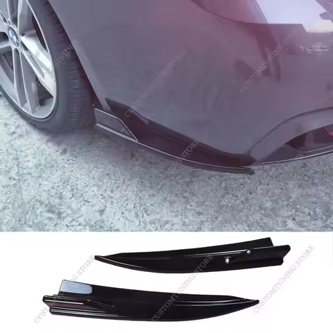 For Bmw F32 F33 Rear Bumper Side Splitter 4 Series 420d 428i 435i 430d 440i 2014-2020 Rear Bumper Di