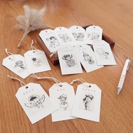 小事書籤二部曲單張25元附棉繩可懸掛