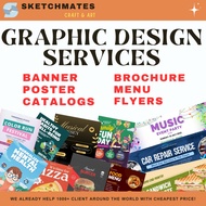 Graphics Design Service - Poster, Banner, Catalogs, Menu