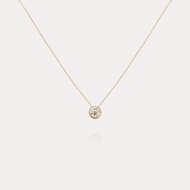 Bubble D. | 0.10ct-0.20ct 泡泡包鑲 八心八箭 天然鑽石18K項鍊