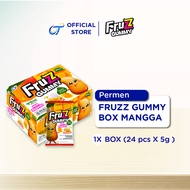 Fruzz Gummy Permen Kenyal Rasa Mangga - [1 Box Isi 24pcs]