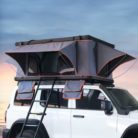 Aluminum 4 Person Rooftop Tent Hard Shell Camping Tent for Car Aluminium Hard Shell Roof Top Tent