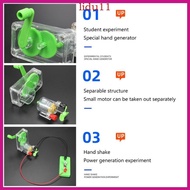 LID Hand-cranked Generator Mini DIY Dynamo Demonstration Motor Electric Generator