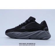 Adidas Yeezy Boost 700 V2 Tephra Raffles All Black Sneakers KQD369-ZLL