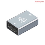 {Miobayline} UV00I HDMI-Compatible 2.1 Female To Female Adapters Video Cable Interface Extension Con