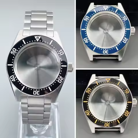 40mm 316L Stainless Steel Watch Case Fit NH35 NH36 NH34 Movement For Seiko 62MAS Mod SPB143J1/SPB253