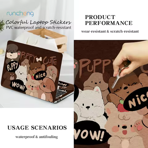 Decal 13'' 14'' 15 inch Laptop Skin Protector For HP Elitebook/Dell G3 G5 G7/Lenovo Colorful Photo L