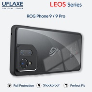UFLAXE LEOS - For ROG Phone 9 / ROG Phone 9 Pro Case - Matte Clear Shockproof Hard Case | Anti-Yello