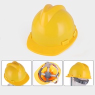 Construction Site Safety Helmet, Breathable V-Shaped Thickened Anti Smashing Construction Site Helme