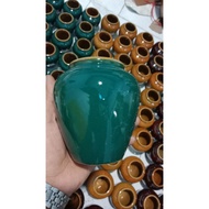 Milk Tea & Iced Tea & Beer Ceramic Jars Green