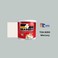 toa 8260 สีขาวยอดนิยม  4season/supermatex สีขาว TOA 8260 Mercury  ทุกรุ่น สีทาบ้าน ขนาด 9 ลิตร สีทาภ