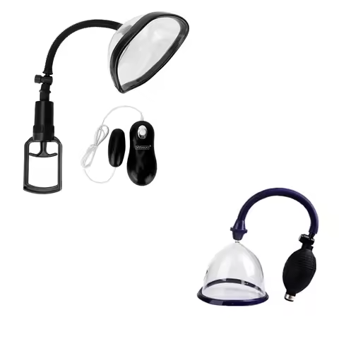 Vacuum Vagina Pumps Breast Enlargement Extender Pussy Sucker Orgasm Enhance Manual Breast Compressio