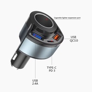 Car Fast Charging 3 IN 1 Car Charger 35W Dual Port USB Type-C PD QC 3.0 Car Adapter | 12V/24V Univer