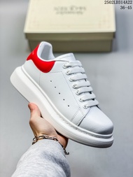 McQueen Alexander McQueen Oversized Sneakers low-top fashion thick-sole casual sports small whiteboa