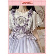 Super pretty flared sleeve blouse with lolita skirt